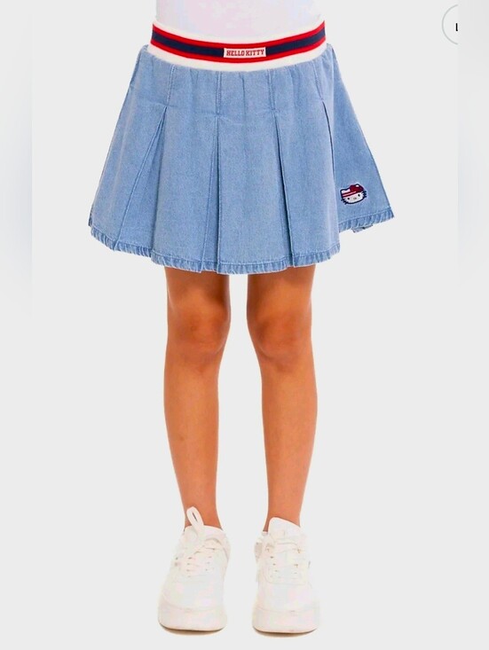 Sanrio Other - New Hello Kitty Sanrio Girls Cotton Denim Skort, summer / back to school, Size M